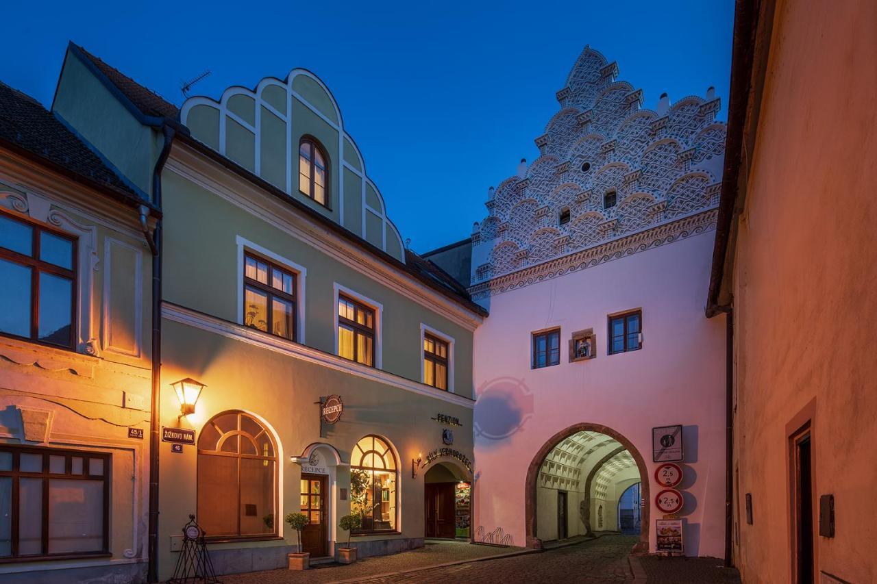 Hotel Bily Jednorozec Třeboň 外观 照片